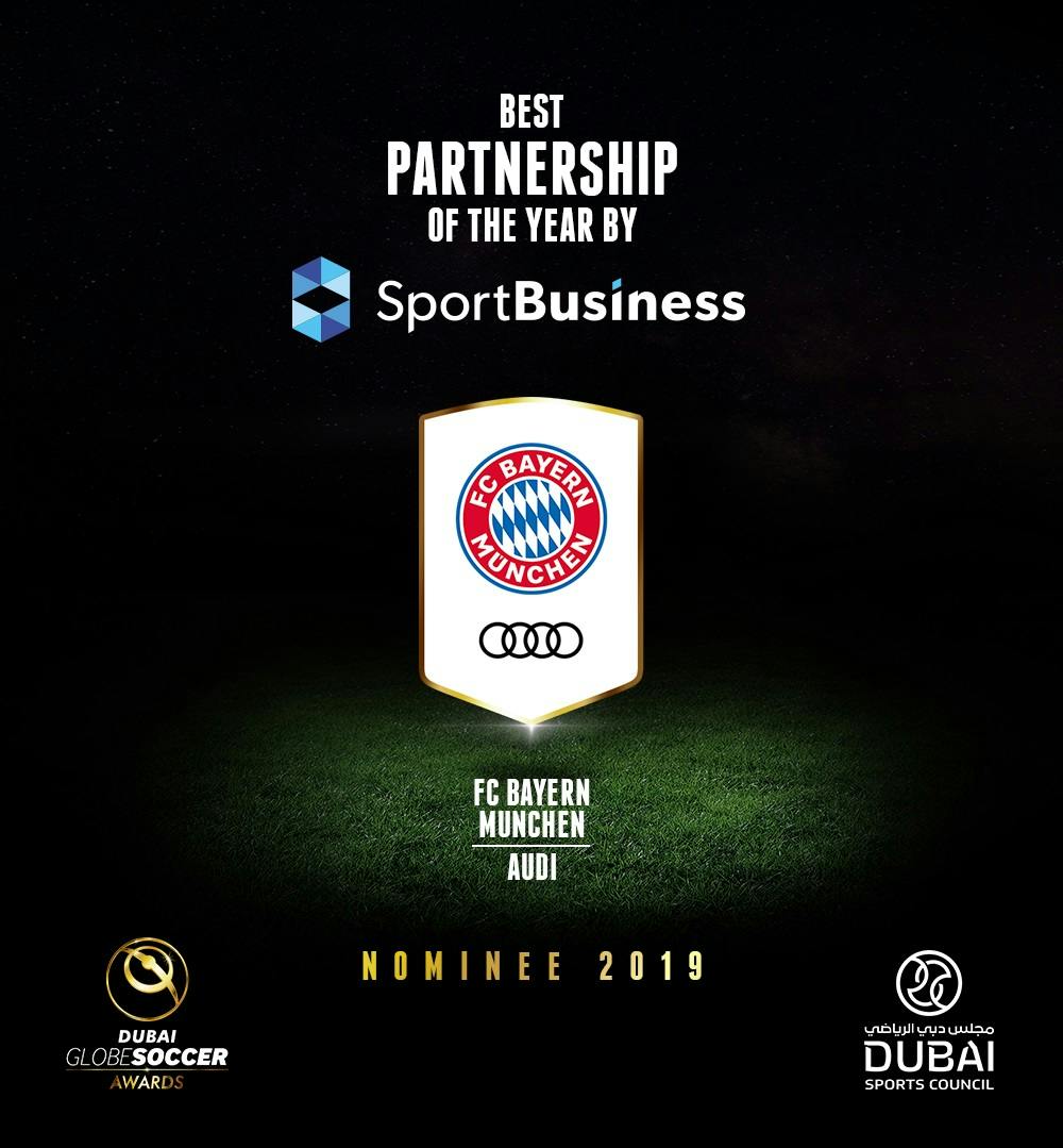 Best Partnership Of The Year By Sportbusiness Award Fc Bayern Munich And Audi Sportbusiness