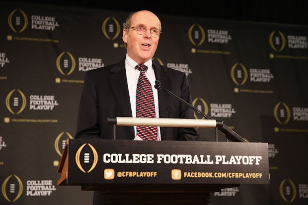 Bill Hancock, executive director of the College Football Playoff (Credit: Getty Images)