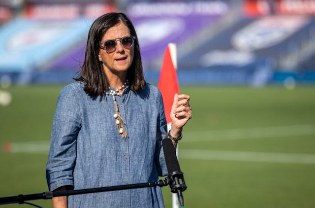 Former NWSL commissioner Lisa Baird (Credit: Getty Images)