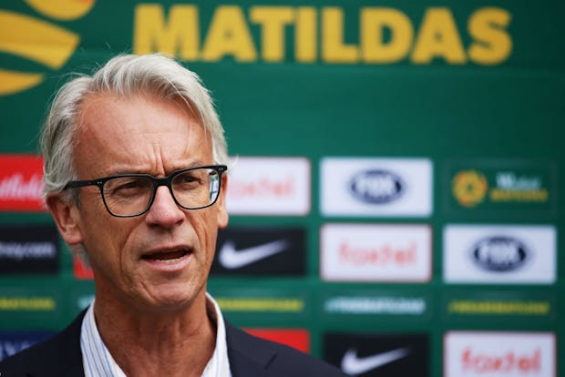 Former FFA CEO David Gallop speaks to the media (Photo by Matt King/Getty Images)