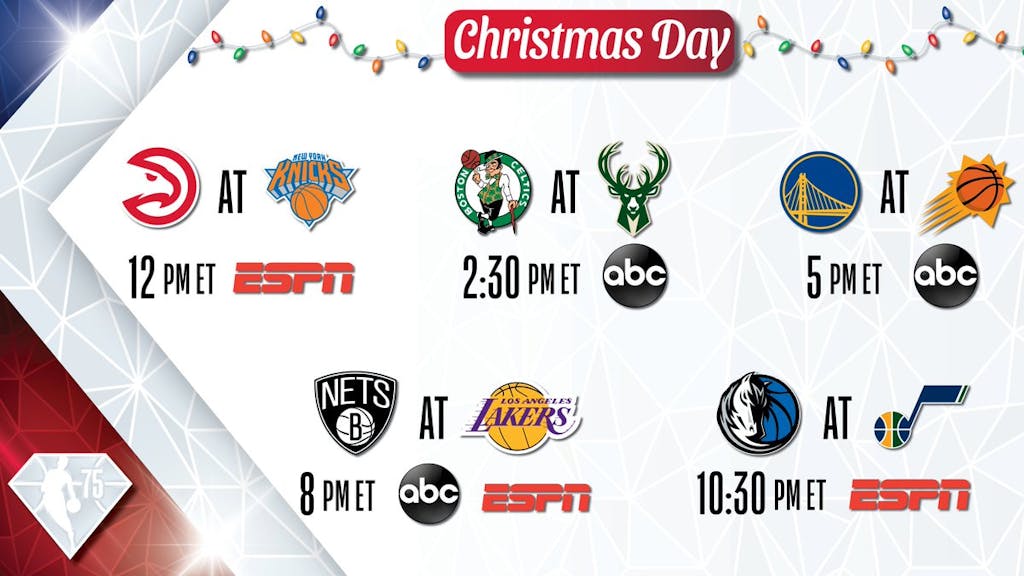 Nba Christmas Day Schedule 2022 Nba Sets Schedule For Opening Night, Christmas Games | Sportbusiness