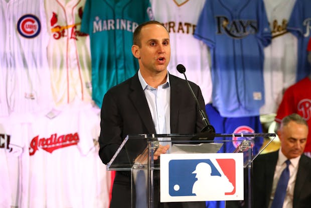 Fanatics chief executive Michael Rubin. (Photo by Alex Trautwig/MLB via Getty Images)