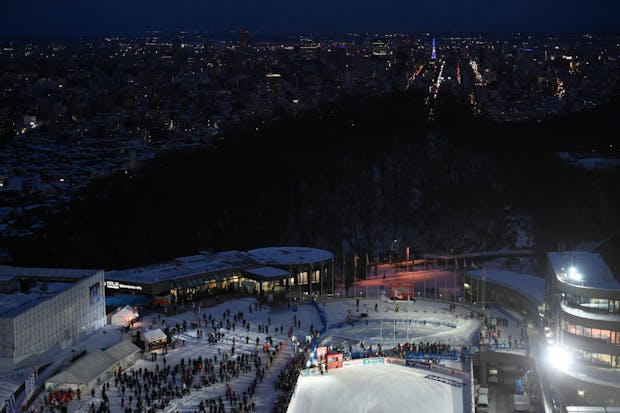 A FIS Ski Jumping World Cup event in Sapporo. (Photo by Matt Roberts/Getty Images)