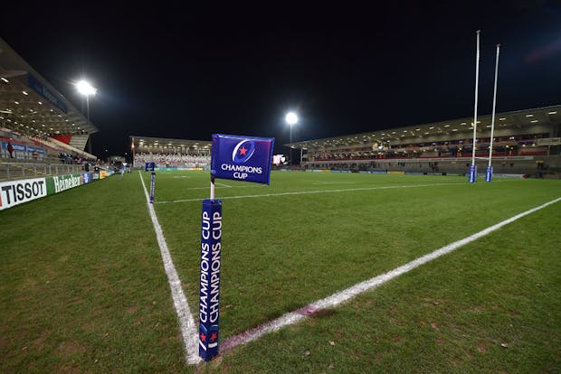 Kingspan Stadium prior to the Champions Cup match between Ulster Rugby and Northampton Saints on December 17, 2021 (by Charles McQuillan/Getty Images)