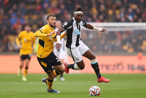 Wolverhampton Wanderers and Newcastle United in Premier League action (Photo by Naomi Baker/Getty Images)