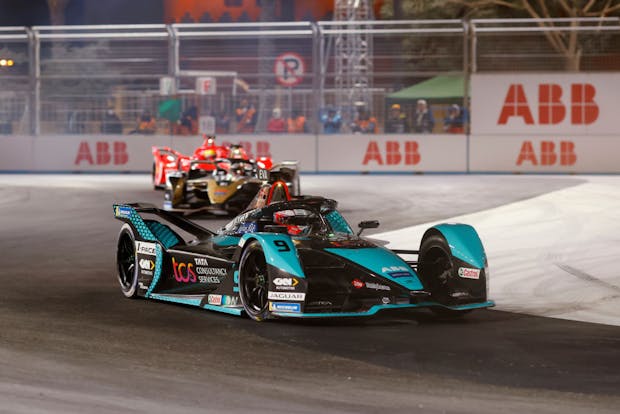 The Diriyah E-Prix in Saudi Arabia. (Photo by Jaguar Racing via Getty Images)