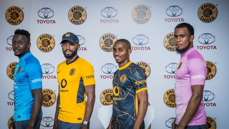 Kaizer Chiefs officially display their new jersey for the coming