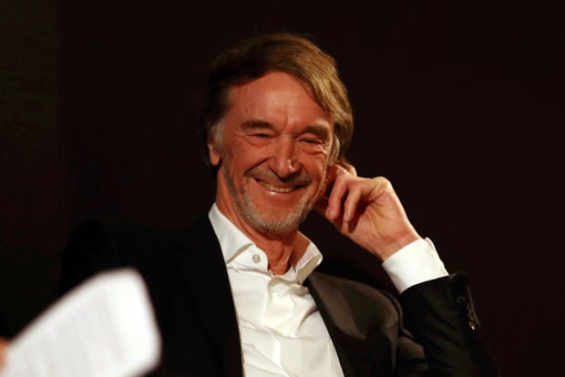 INEOS Founder and chairman Sir Jim Ratcliffe (L) at London's Royal Automobile Club on February 10, 2020 (Photo by Bryn Lennon/Getty Images)
