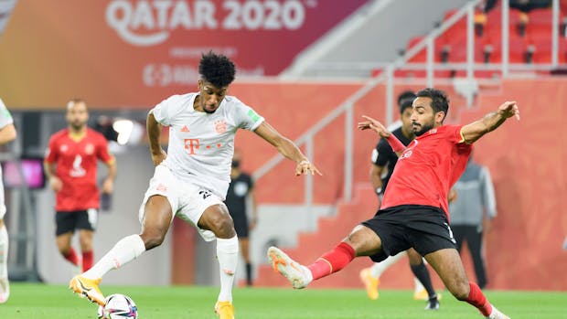 Bayern Munich versus Al Ahly SC during the semi-final of the 2020 Club World Cup in Doha.(Photo by Gaston Szermann/DeFodi Images via Getty Images) 
