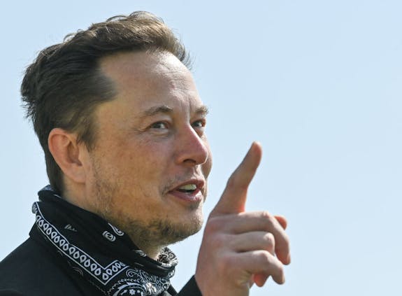 Tesla chief executive Elon Musk. (Photo by Patrick Pleul - Pool/Getty Images)