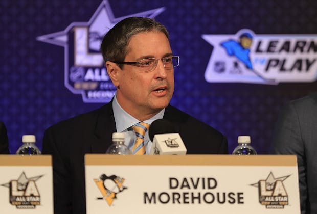 David Morehouse, former chief executive of the National Hockey League's Pittsburgh Penguins. (Photo by Sean M. Haffey/Getty Images)