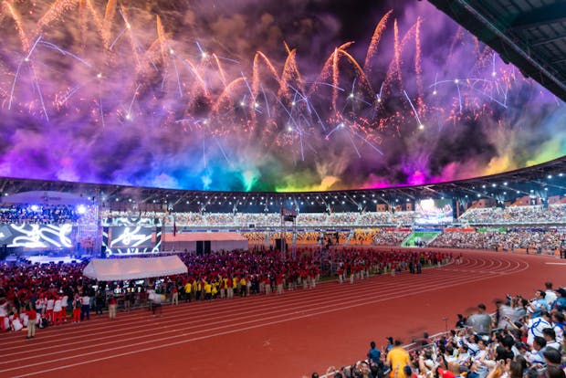 Closing Ceremony of the  2019 Southeast Asian Games at New Clark City Athletics Stadium, Philippines. (Photo by Gary Tyson/Getty Images for SEA Games)