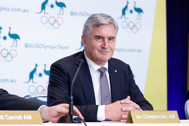 New Australian Olympic Committee president Ian Chesterman. (Photo by Hanna Lassen/Getty Images for the AOC)