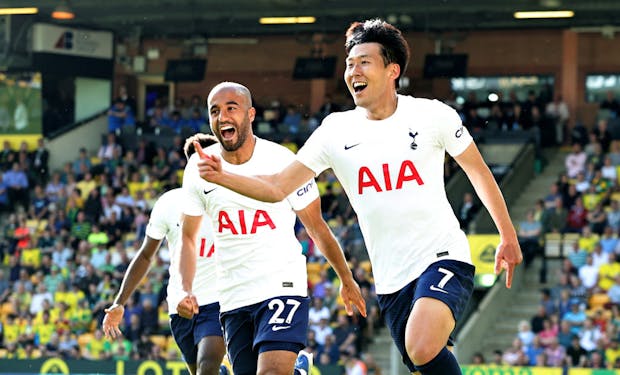 Son Heung-Min of Tottenham Hotspur. (Photo by David Rogers/Getty Images)