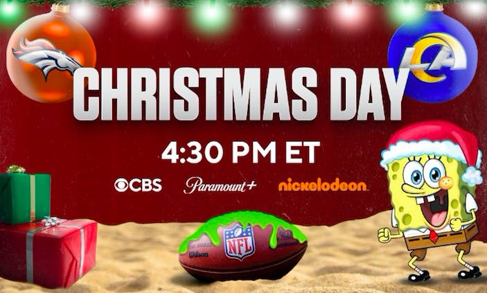 Nickelodeon to broadcast NFL Christmas Day game