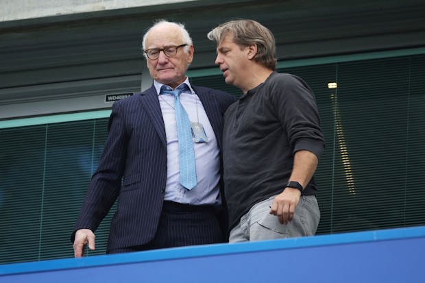 Bruce Buck with new Chelsea co-owner Todd Boehly