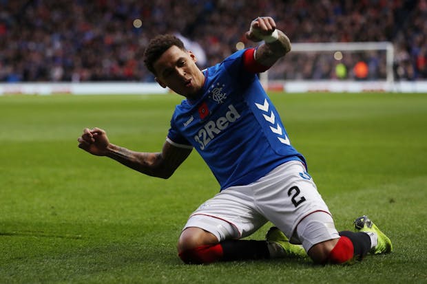 James Tavernier of Rangers in action against Motherwell in November 2018 (Photo by Ian MacNicol/Getty Images)