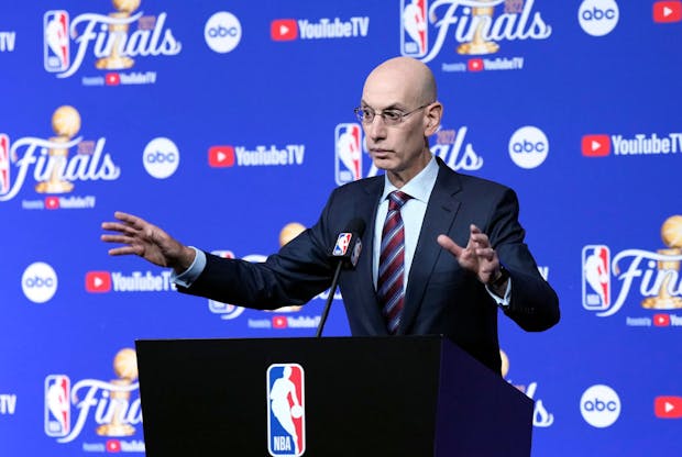 National Basketball Association commissioner Adam Silver. (Photo by Thearon W. Henderson/Getty Images)