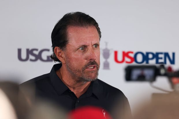 Phil Mickelson. (Photo by Rob Carr/Getty Images)