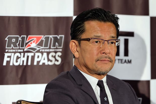 RIZIN Fighting Federation CEO Nobuyuki Sakakibara. (Photo by Ethan Miller/Getty Images)