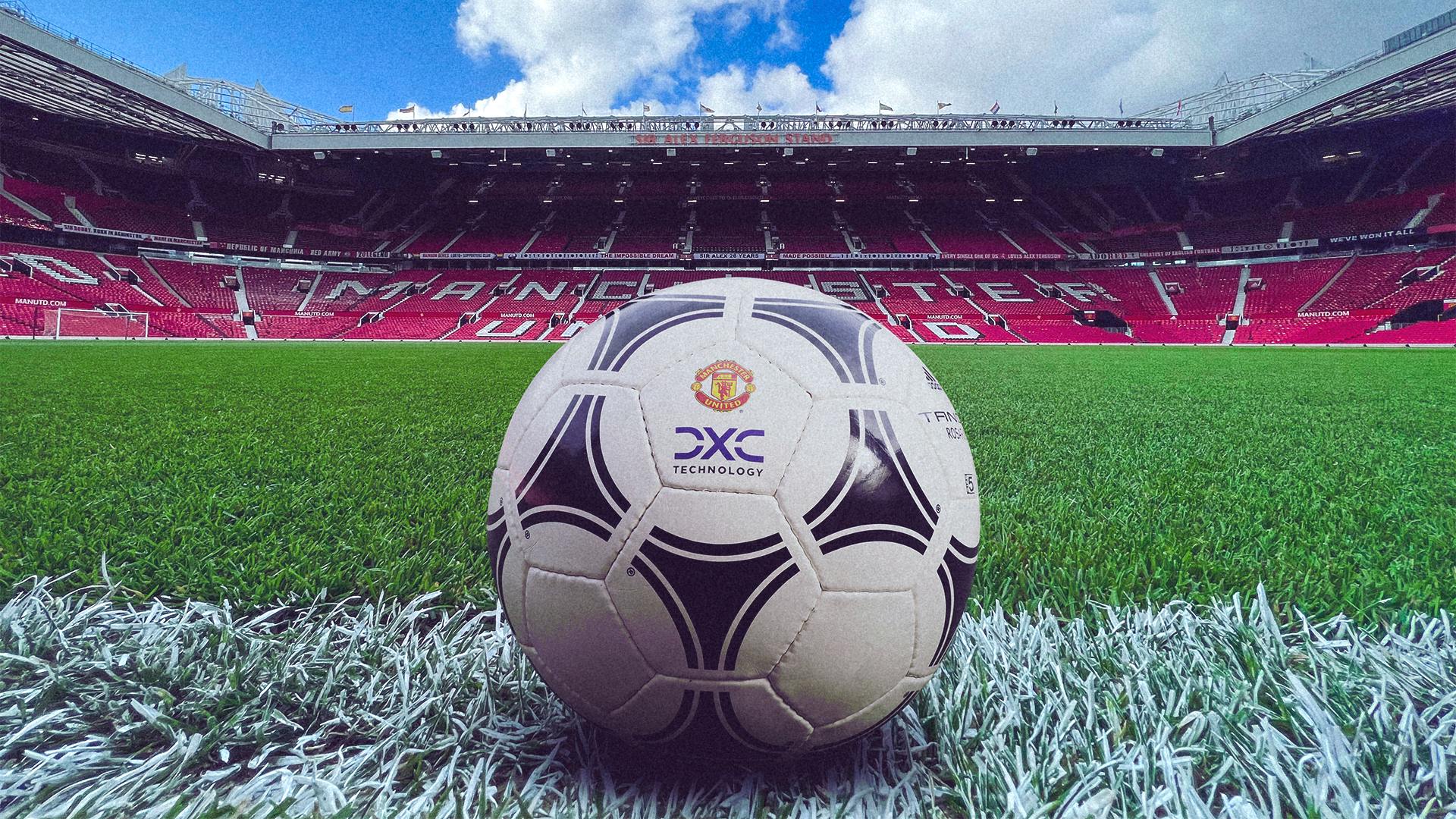 A DXC and Manchester United partnership football (Credit: Manchester United)