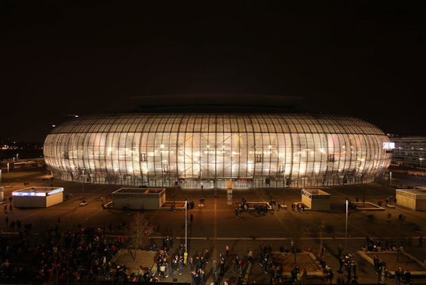 A general exterior view of the Stade Pierre-Mauroy (Photo by James Williamson - AMA/Getty Images)