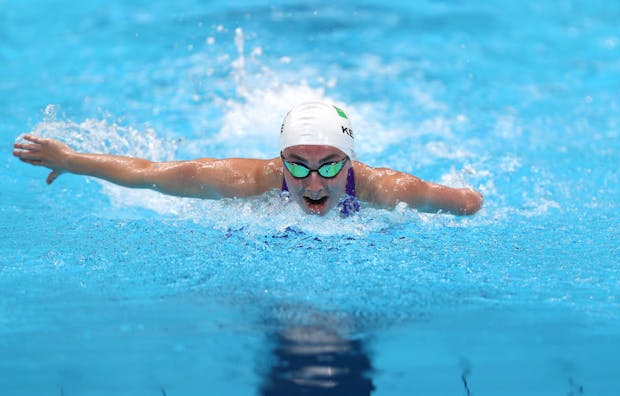Ellen Keane of Team Ireland competes in the Women's 200m Individual Medley - SM9 Heat 1 on day 8 of the Tokyo 2020 Paralympics (Photo by Dean Mouhtaropoulos/Getty Images)
