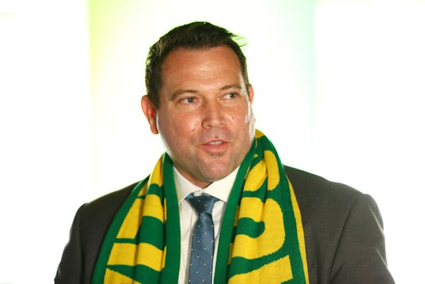 Football Australia chief executive James Johnson. (Photo by Mark Metcalfe/Getty Images for Football Australia)