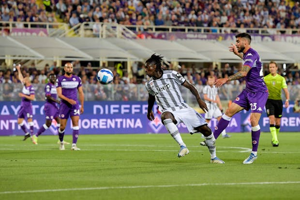 Moise Kean of Juventus during the Serie A match against Fiorentina (Photo by Daniele Badolato - Juventus FC/Getty Images)