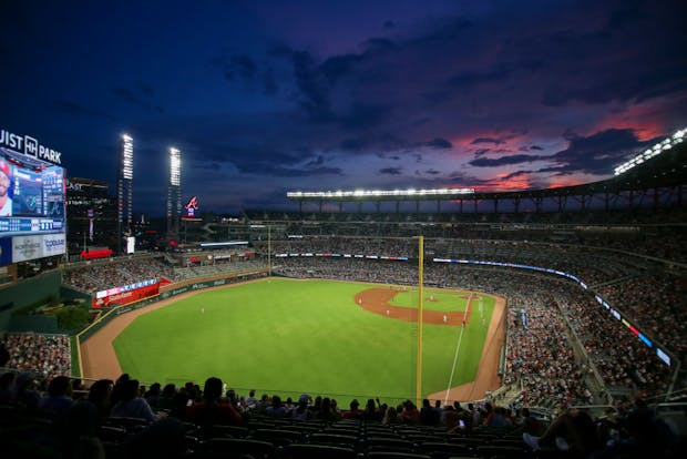 Truist Park, home of Major League Baseball's Atlanta Braves. (Photo by Brett Davis/Getty Images)
