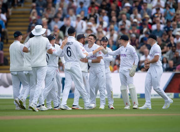 Action from the test match between England and India at Edgbaston. (Photo by Visionhaus/Getty Images)