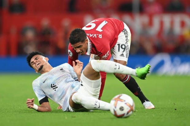 Action from the August 22, 2022 match between Manchester United and Liverpool. (Getty Images)
