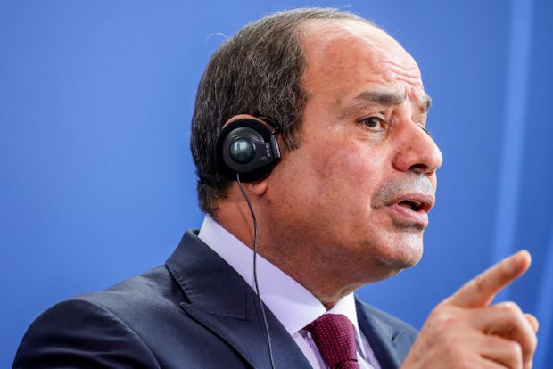 Egyptian President Abdel Fattah el-Sisi (by Omer Messinger/Getty Images)