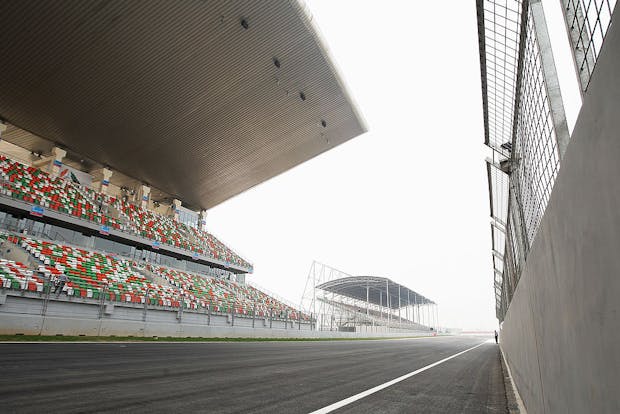The Buddh International Circuit in Noida. (Photo by Ker Robertson/Getty Images)