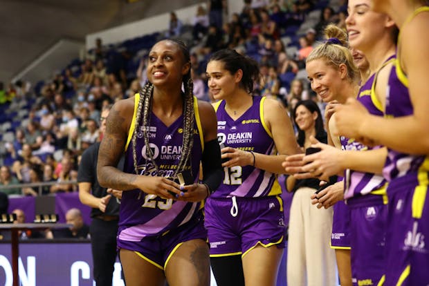 WNBL Grand Final series between Melbourne Boomers and Perth Lynx, April 2022. (Photo by Kelly Defina/Getty Images)