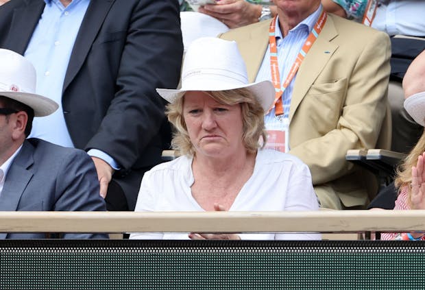 CNOSF president Brigitte Henriques at the 2022 French Open (by John Berry/Getty Images)