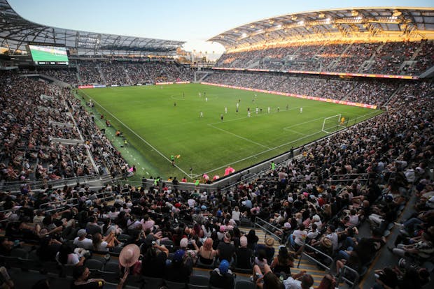 Angel City FC's sold-out crowd in the club's final home game of the season on September 25, 2022 (Getty Images).