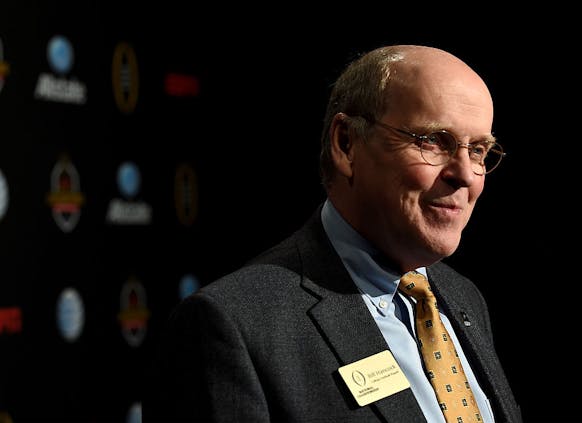 College Football Playoff executive director Bill Hancock. (Photo by Cooper Neill/Getty Images for ESPN)
