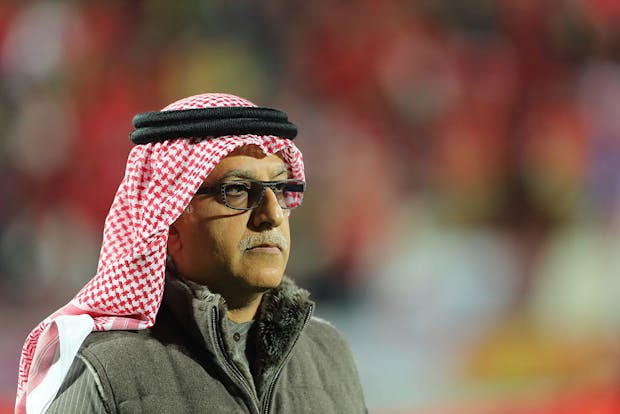 AFC president Shaikh Salman bin Ebrahim Al Khalifa. (Photo by Matthew Ashton - AMA/Getty Images)
