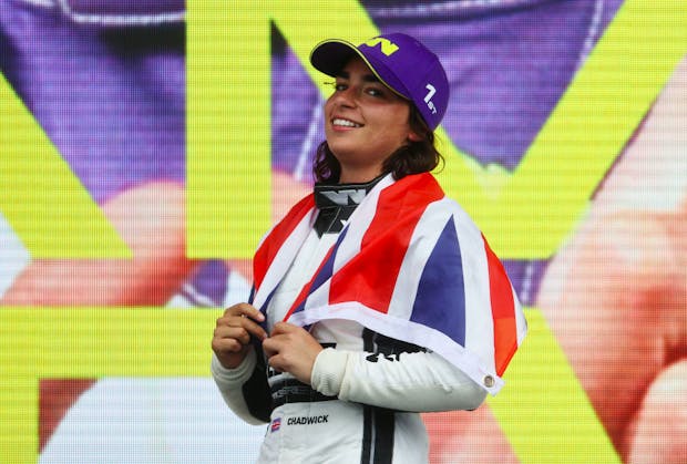 Leading W Series driver Jamie Chadwick (Credit: Getty Images)