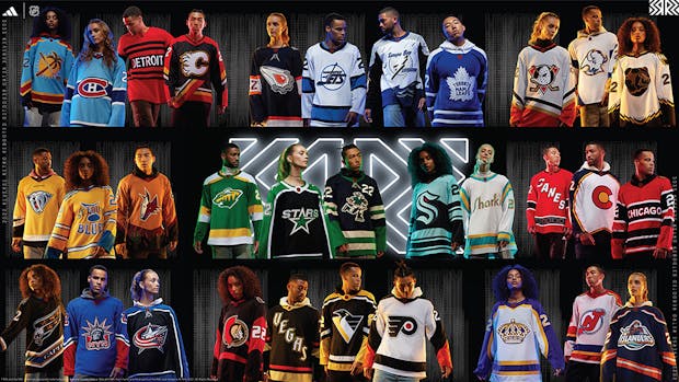 The new collection of Reverse Retro jerseys from the National Hockey League and licensing partner Adidas. (NHL)