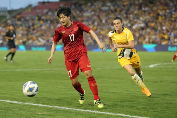 Vietnam v Australia, Women's Olympic Football Tournament Play-Off, March 2020. (Photo by Tony Feder/Getty Images)