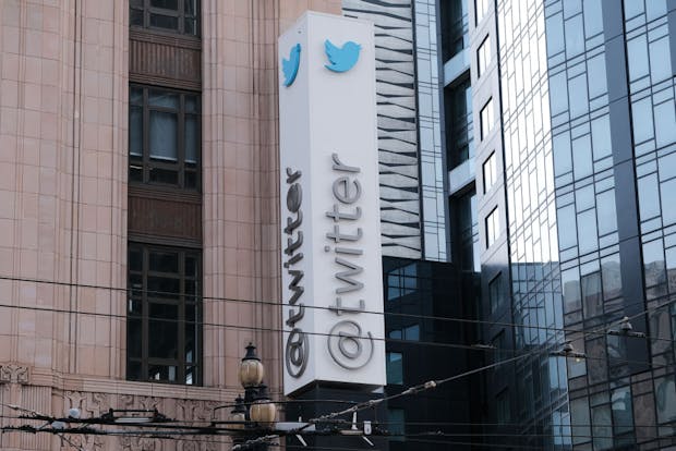 Twitter headquarters in San Francisco, California. (Photo by David Odisho/Getty Images)