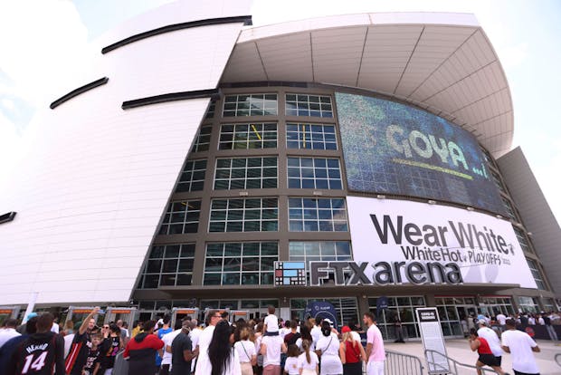 FTX Arena, home of the Miami Heat. (by Michael Reaves/Getty Images)