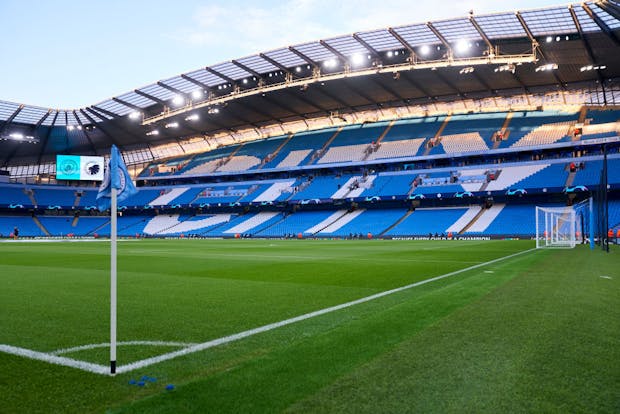 The Etihad Stadium, home of Manchester City (by Pedro Salado/Quality Sport Images/Getty Images)