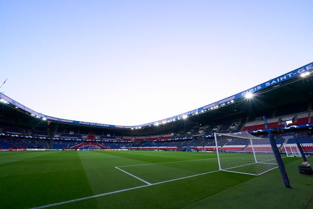 Parc des Princes prior to the Uefa Champions League match between Paris Saint-Germain and Benfica in October. (Pedro Salado/Quality Sport Images/Getty Images)