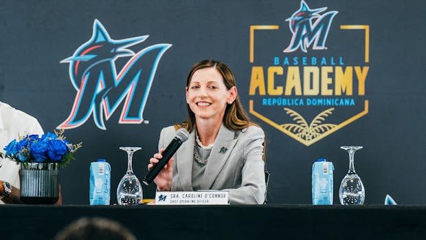 Miami Marlins president of business operations Caroline O'Connor. (Marlins)