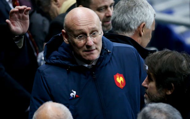 President of the French Rugby Federation Bernard Laporte (Photo by Jean Catuffe/Getty Images)