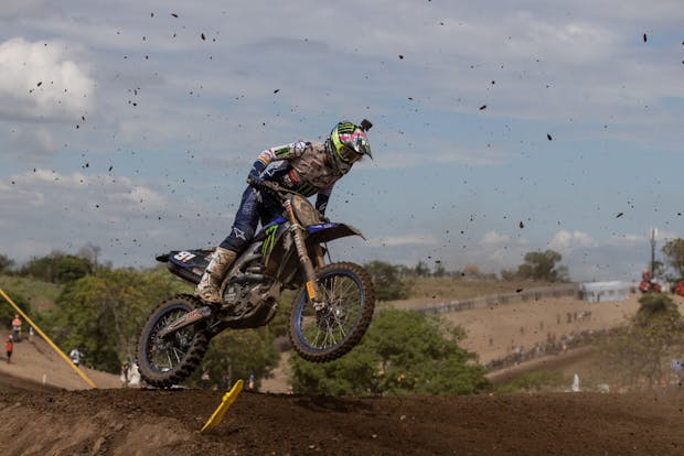 Jeremy Seewer #91 of Swiss and Monster Energy Yamaha Factory MXGP (Photo by Robertus Pudyanto/Getty Images)