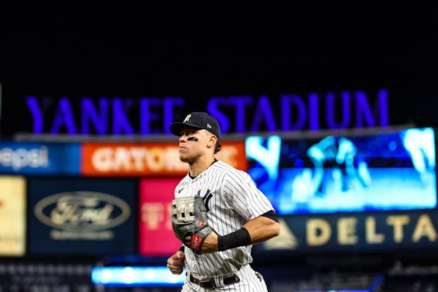 New York Yankees star outfielder Aaron Judge. (Elsa/Getty Images)